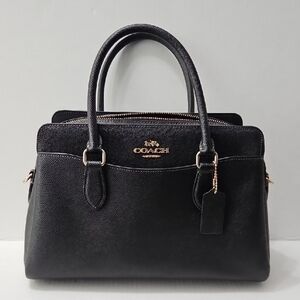 Coach Darcie Large Black Carryall Bag